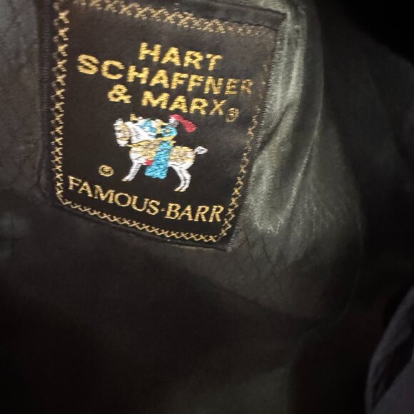 Vintage Hart Schaffner Marx Plaid Suit Jacket – Made in USA, Size 40R - Picture 4 of 7